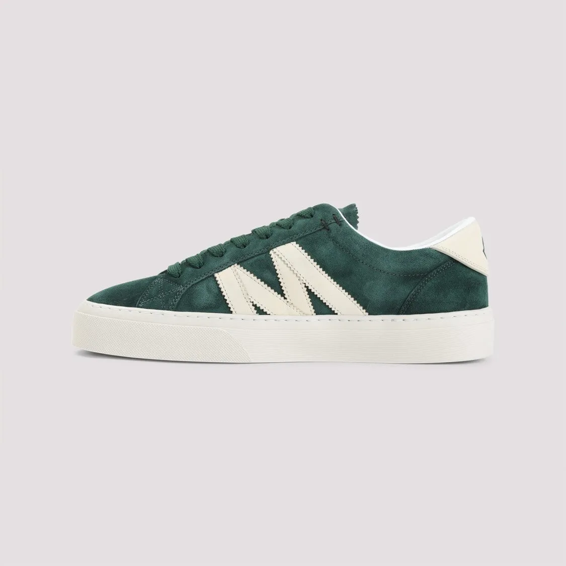 Monaco 2 Green Leather Sneakers