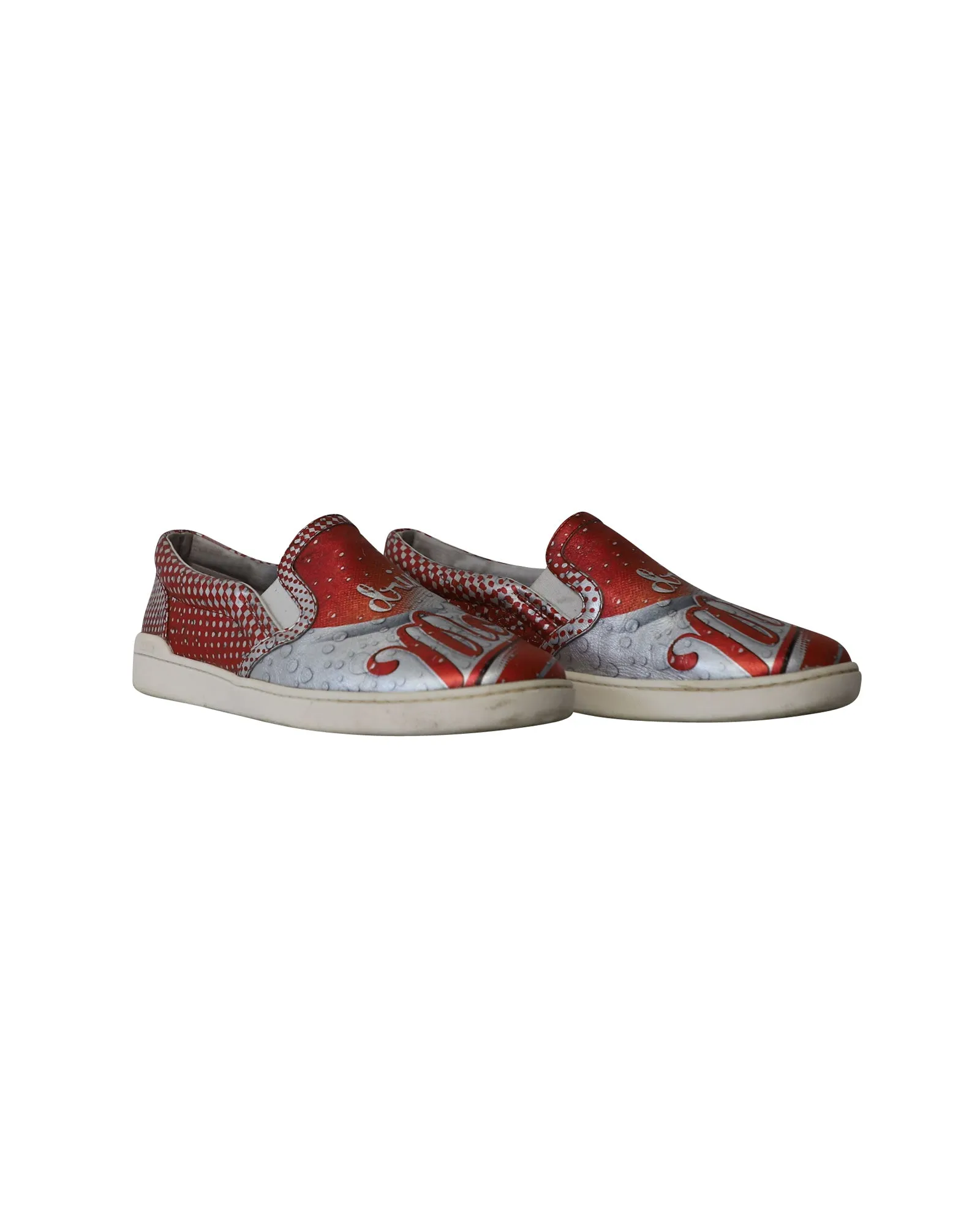 Moschino Mocola Slip-On Sneakers in Multicolor Leather