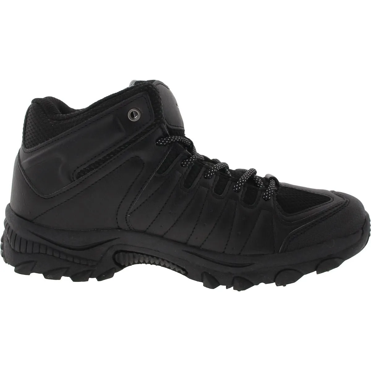 N3TOR02 Mens Water Resistant Leather High-Top Sneakers