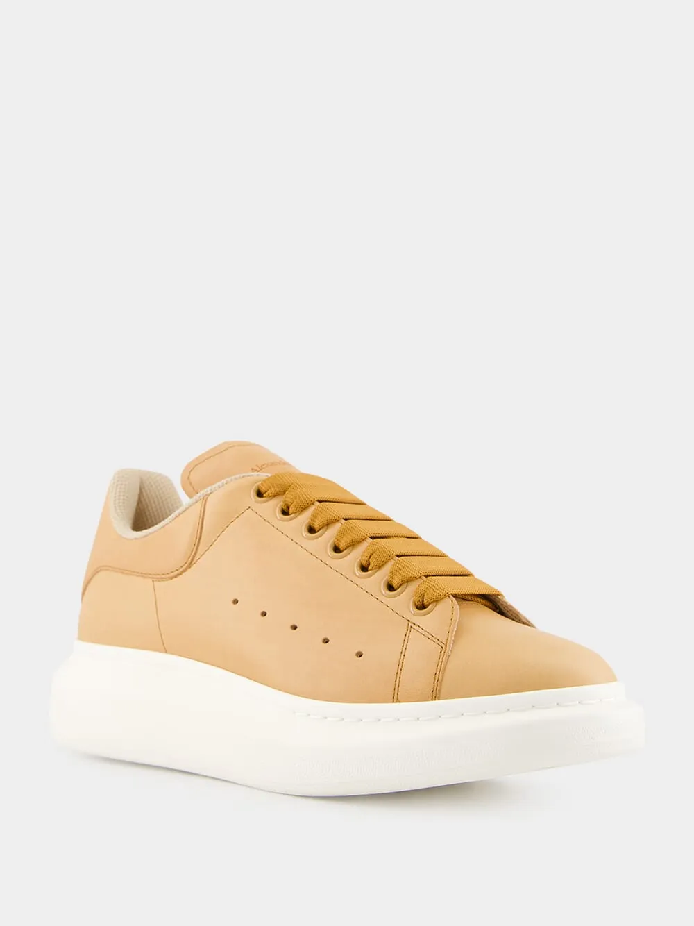 Natural Oversized Calf Leather Sneaker