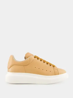 Natural Oversized Calf Leather Sneaker