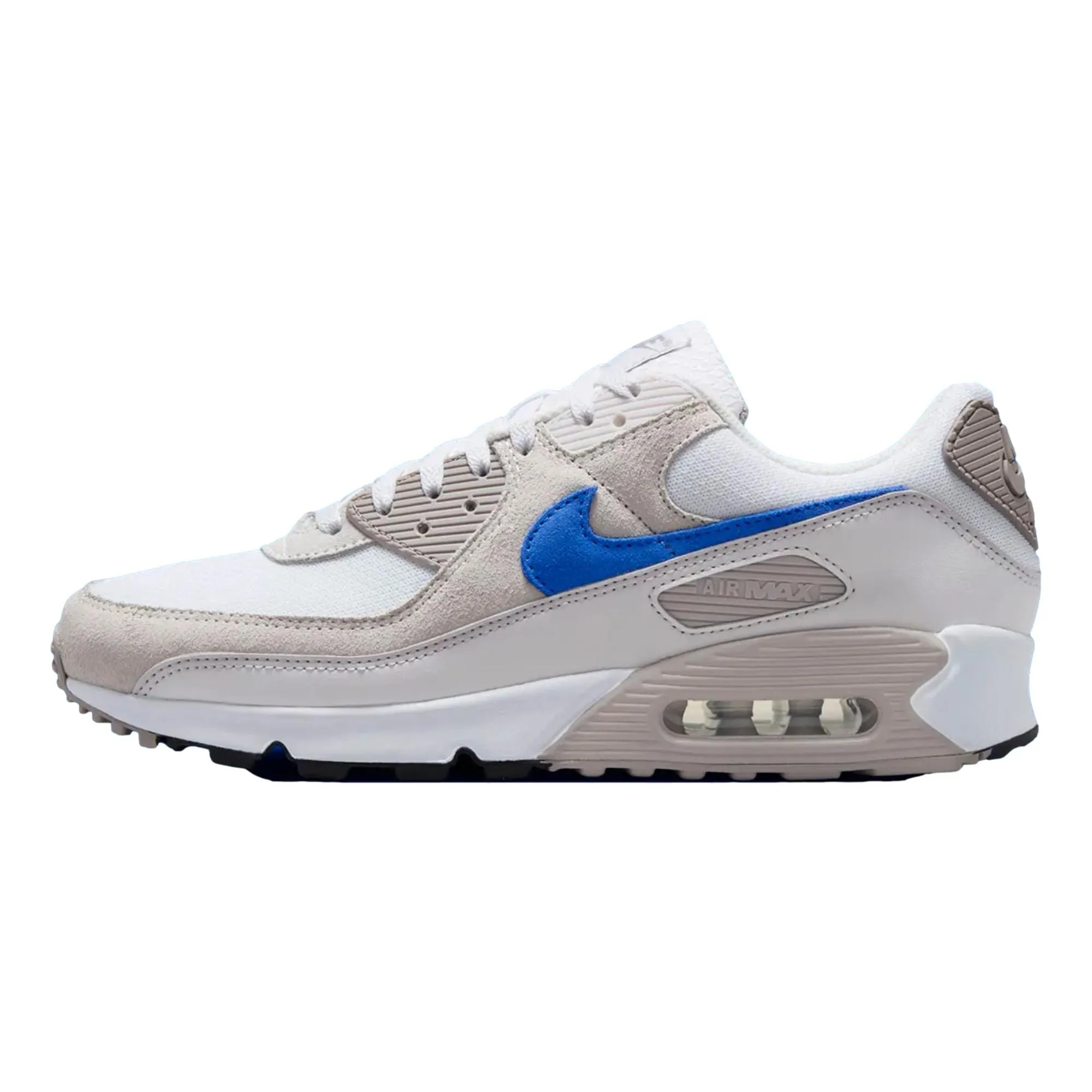 Nike Air Max 90 White / Racer Blue- College Grey  DM0029-110 Men's