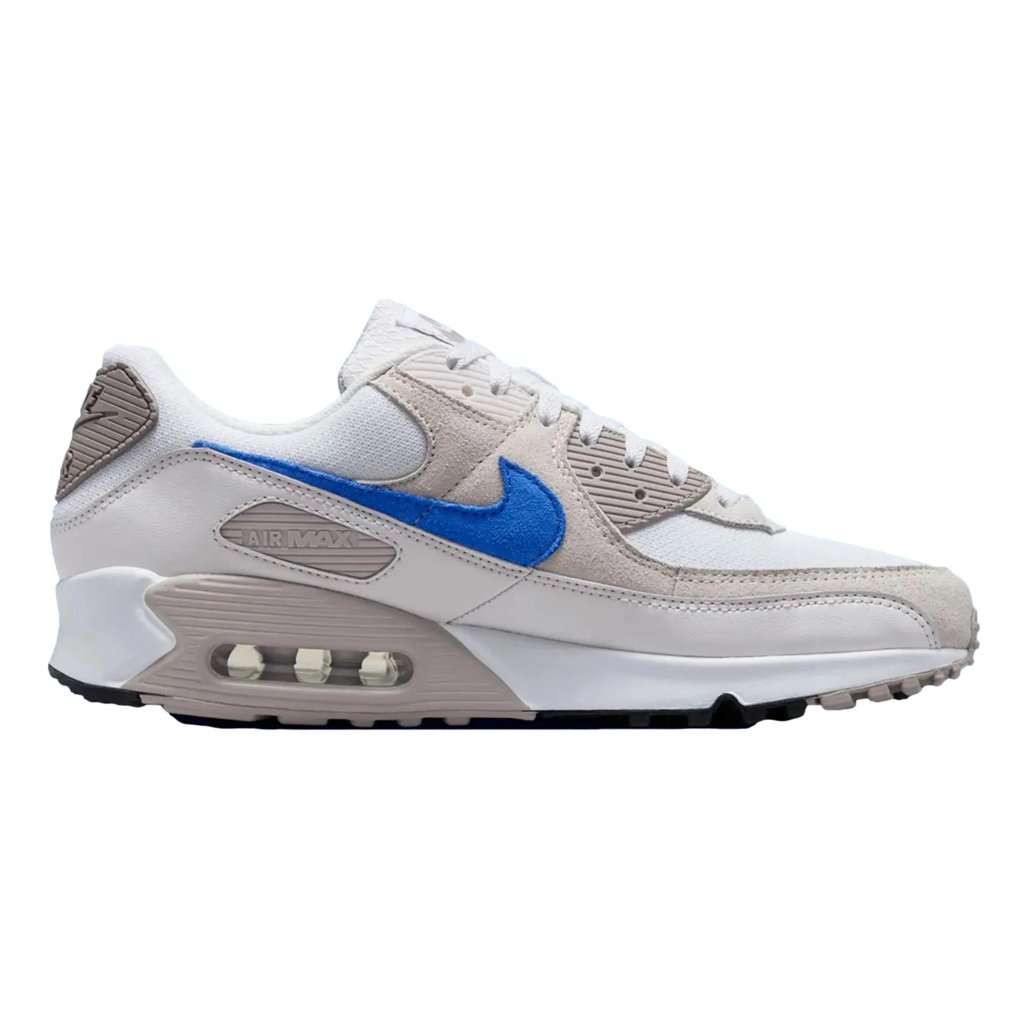 Nike Air Max 90 White / Racer Blue- College Grey  DM0029-110 Men's
