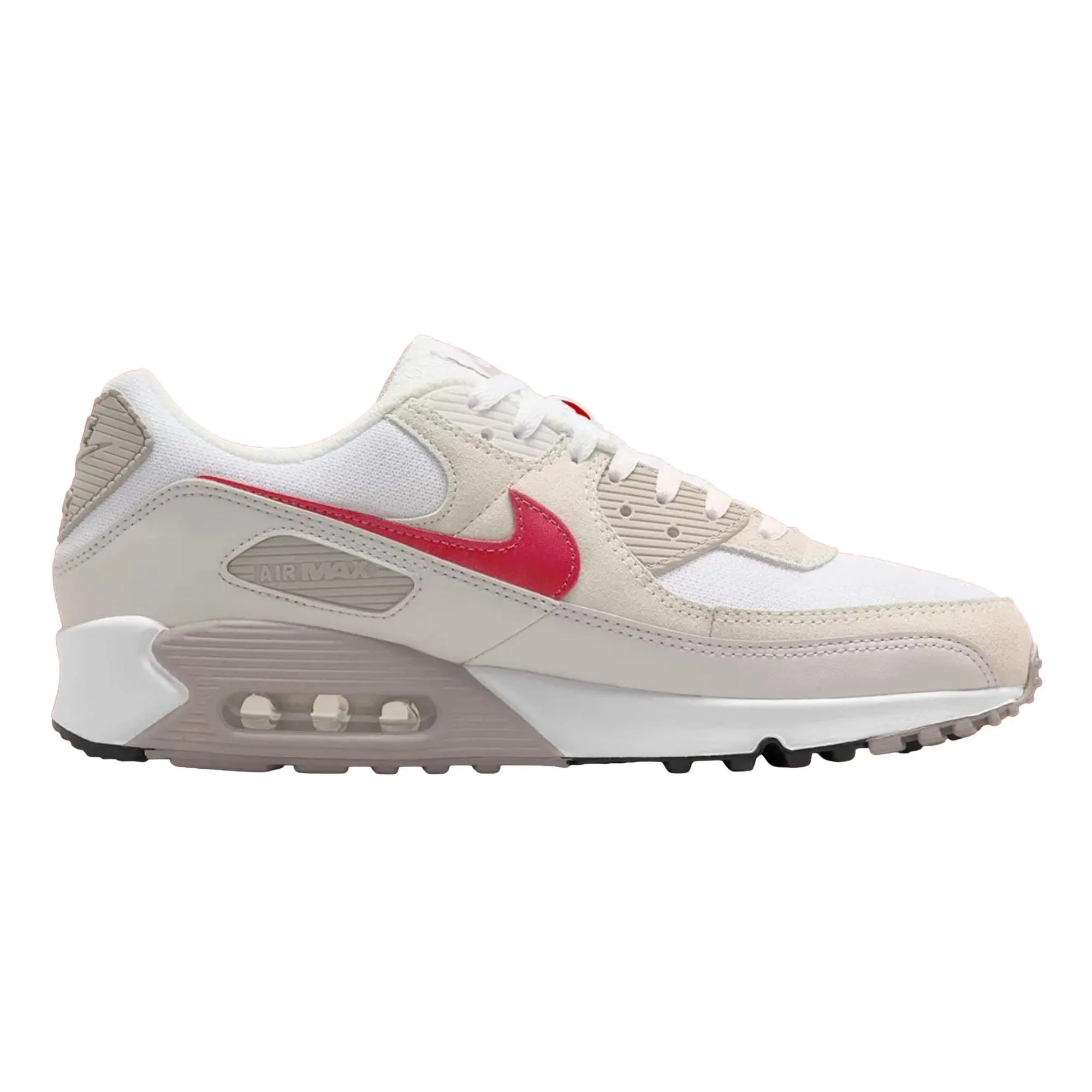 Nike Air Max 90 White/University Red  DM0029-113 Men's