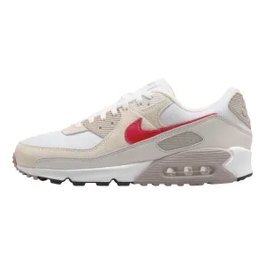 Nike Air Max 90 White/University Red  DM0029-113 Men's