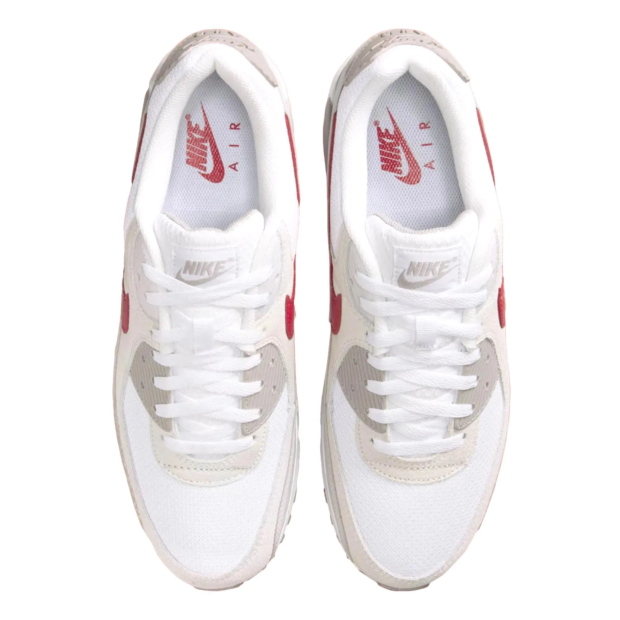 Nike Air Max 90 White/University Red  DM0029-113 Men's