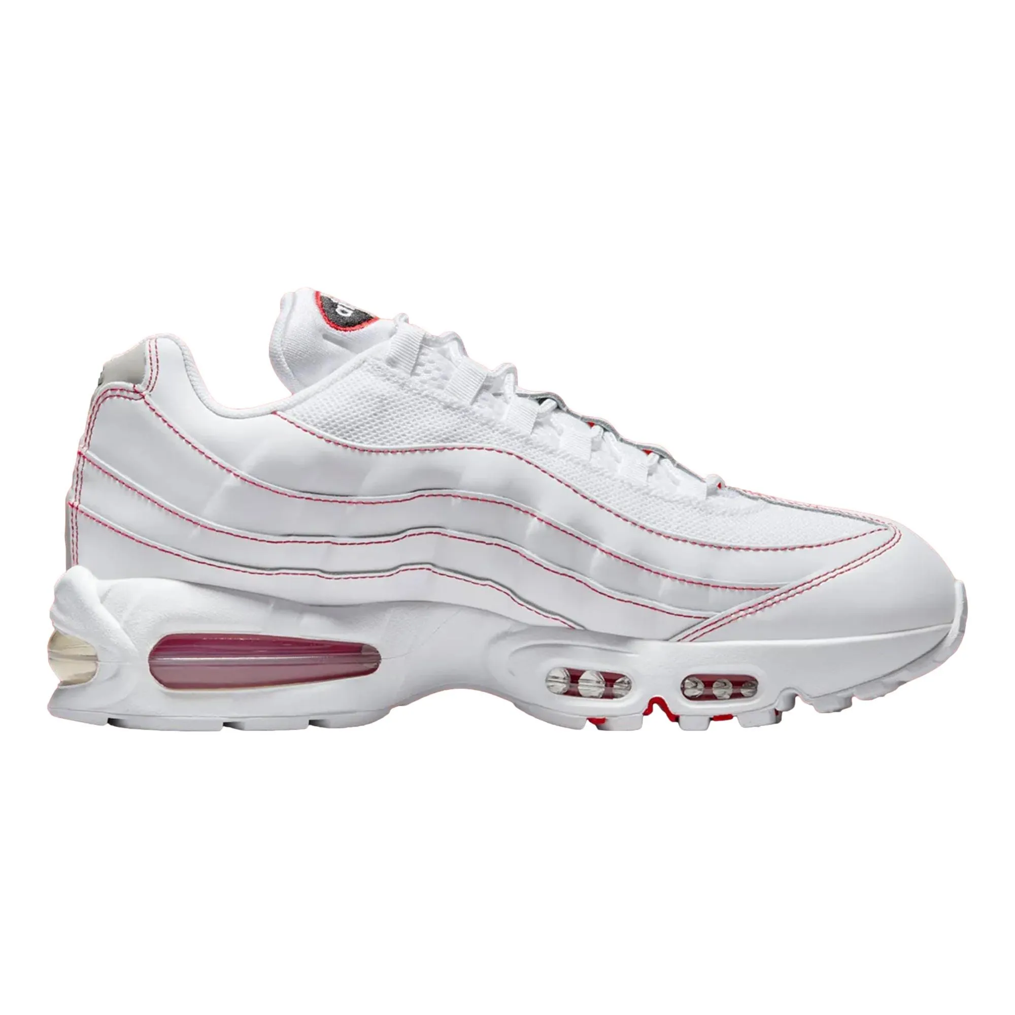Nike Air Max 95 OG White / White - University Red  IB7936-100 Men's