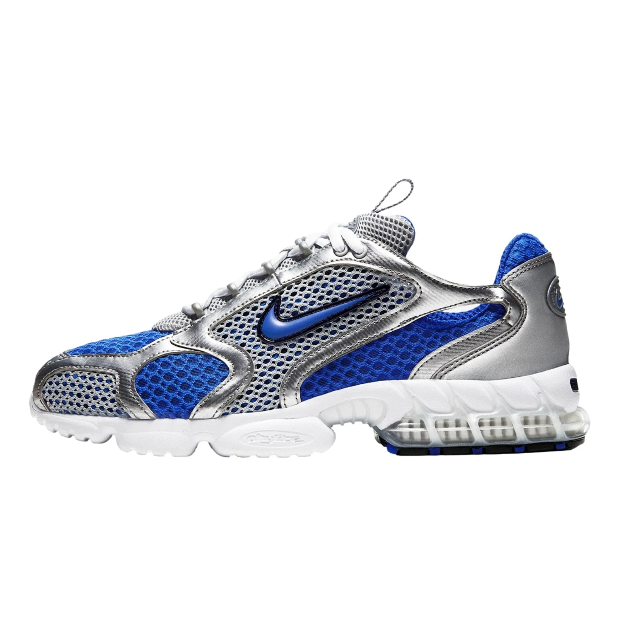Nike Air Zoom Spiridon Cage 2 Metallic Silver / Varsity Royal  CJ1288-002 Men's