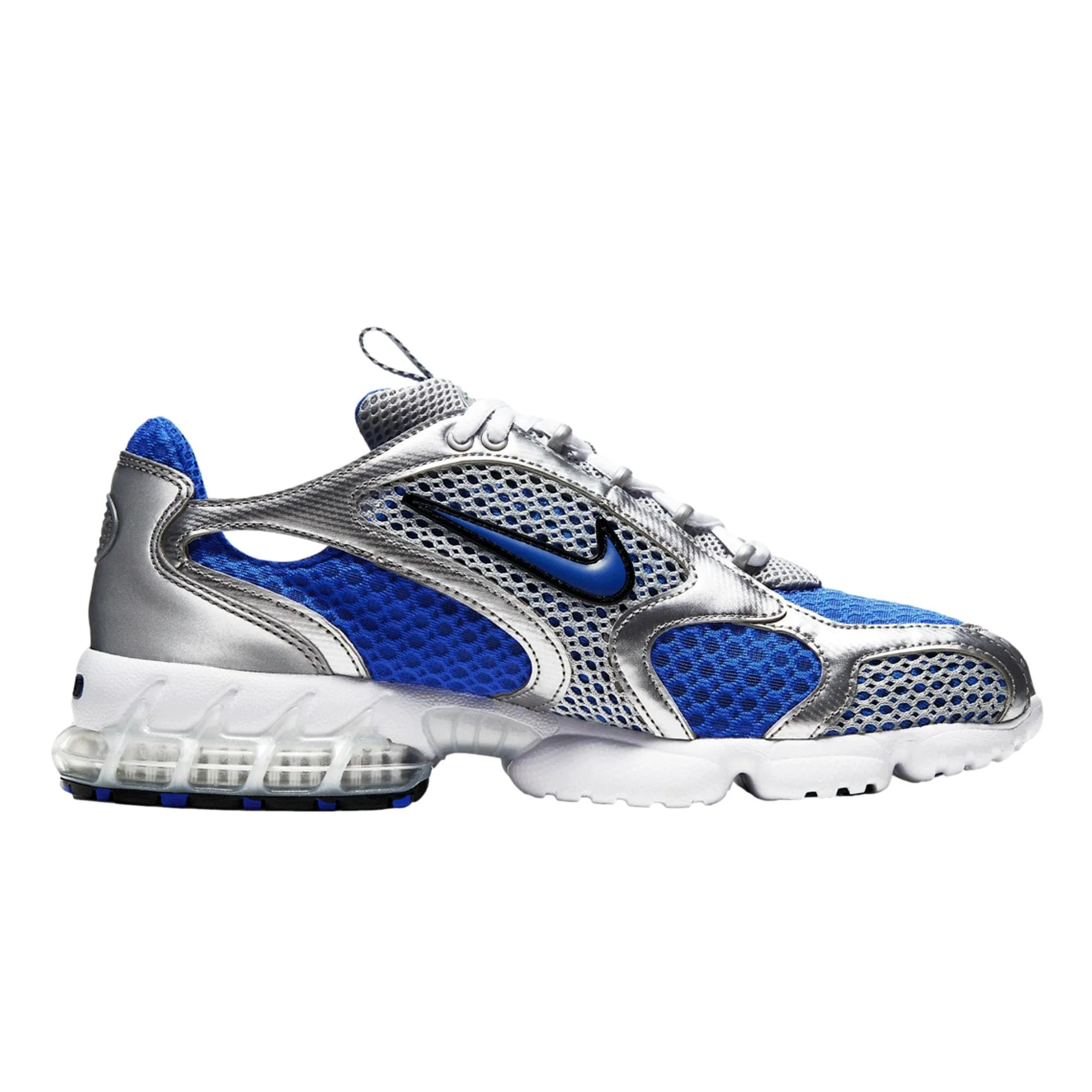 Nike Air Zoom Spiridon Cage 2 Metallic Silver / Varsity Royal  CJ1288-002 Men's