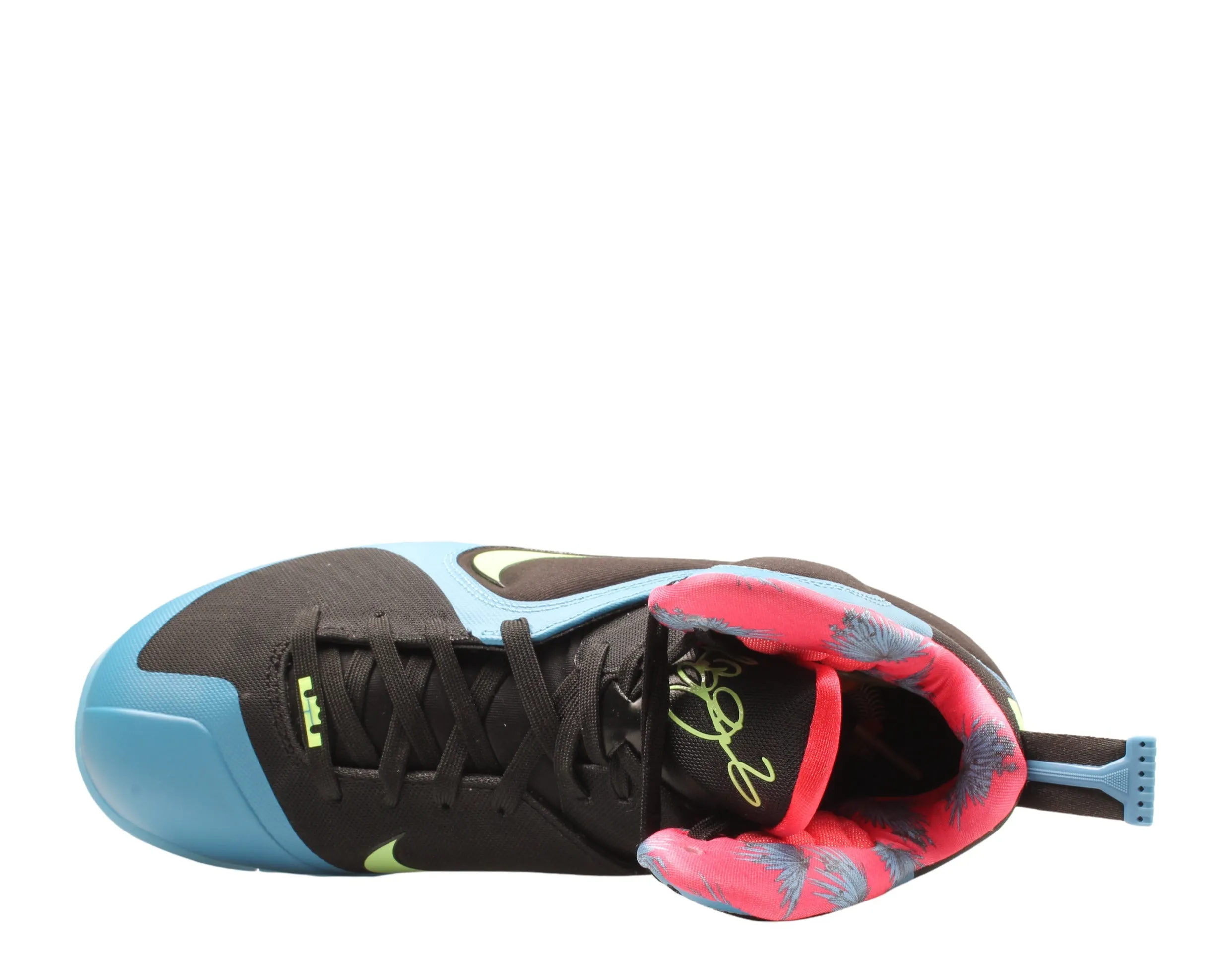 Nike Lebron 9 South Coast Black/Lime-Blue Men's Basketball Shoes XI DO5838-001