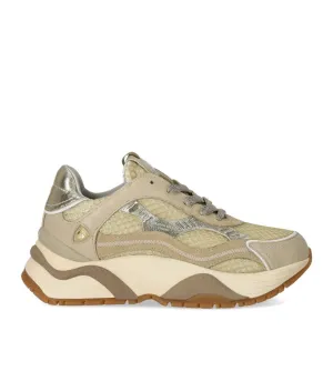 Odeon Low Veau Resau Beige Sneaker