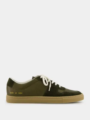 Olive Green Ball Duo Slim Sneakers