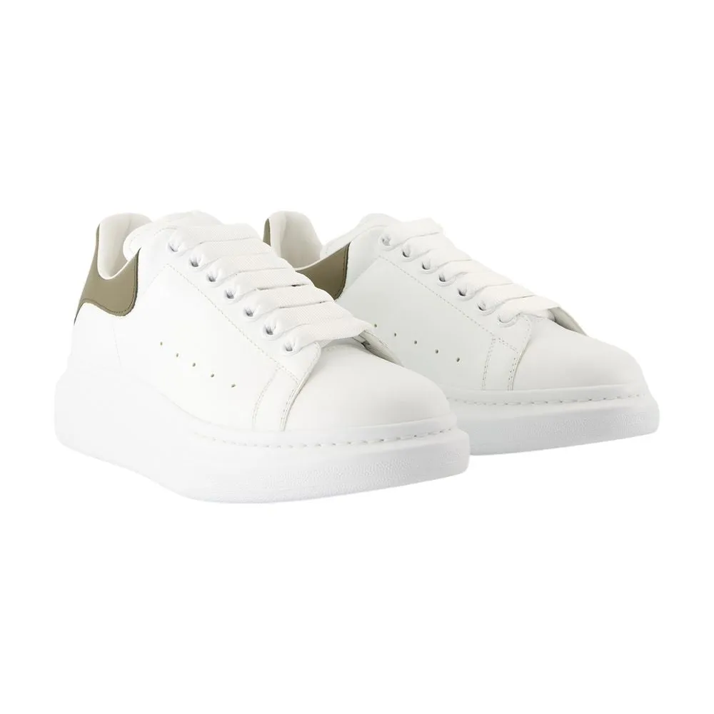 Oversized White Sneakers With Smooth Calfskin Upper