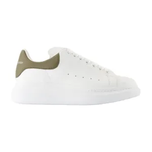 Oversized White Sneakers With Smooth Calfskin Upper