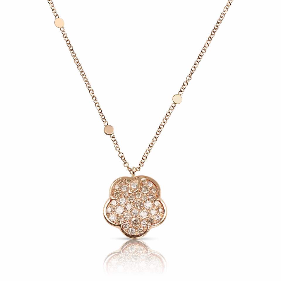 Pasquale Bruni Petit Joli True Passion 18ct Rose Gold Diamond Necklace