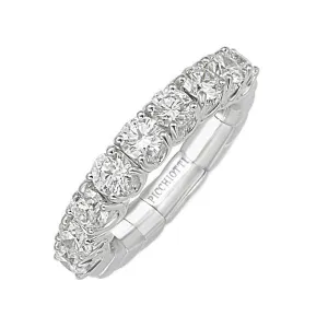 Picchiotti Xpandable 18ct White Gold 1.71ct Diamond Half Eternity Ring