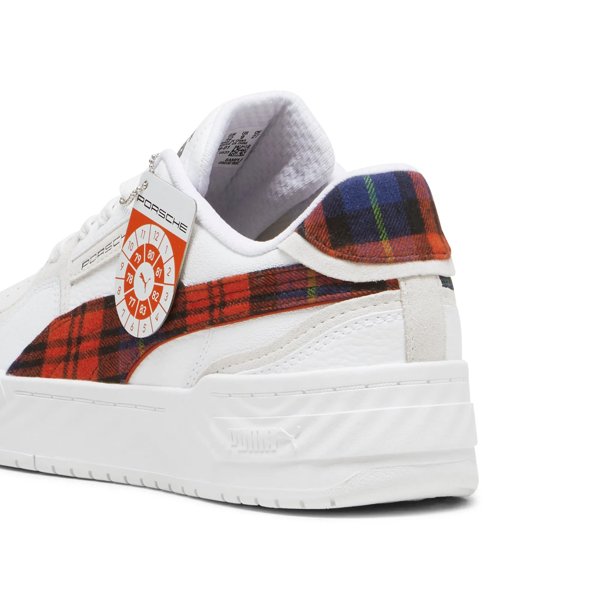 PUMA Unisex Porsche Legacy CA Pro Tartan Sneakers
