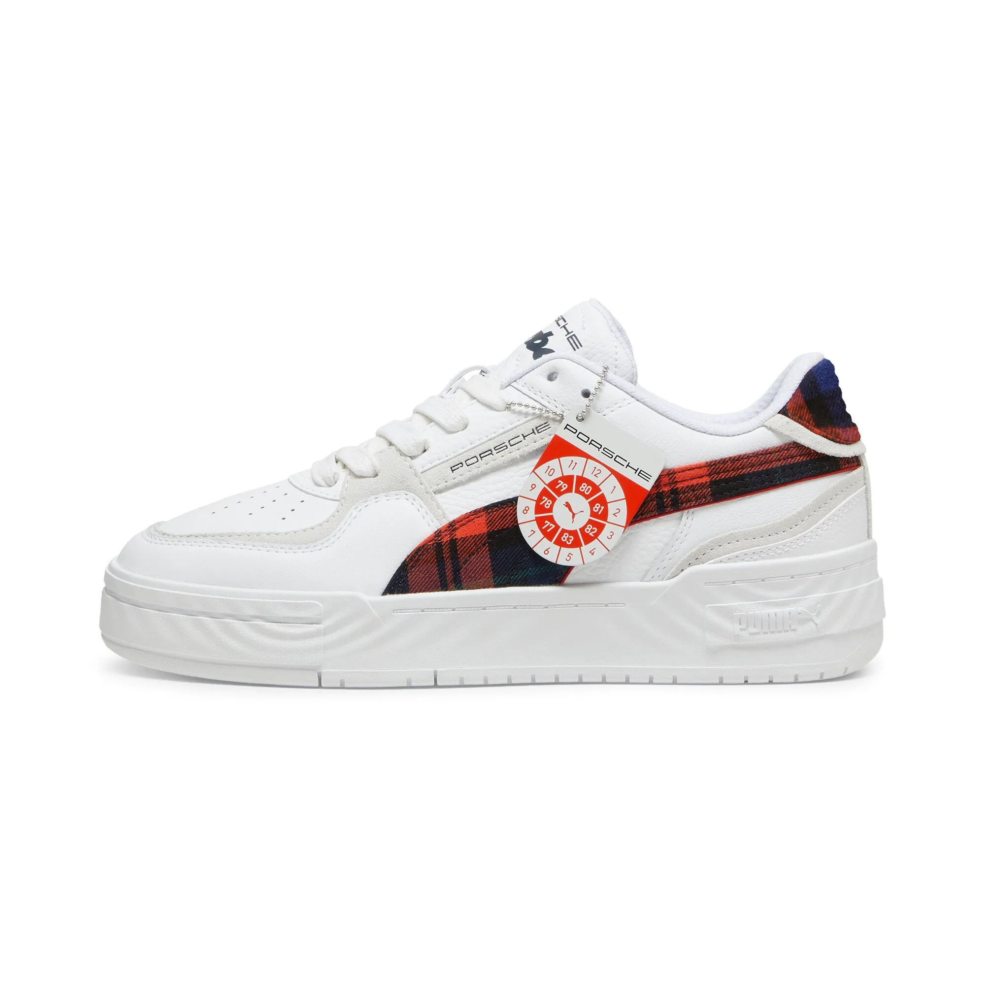 PUMA Unisex Porsche Legacy CA Pro Tartan Sneakers