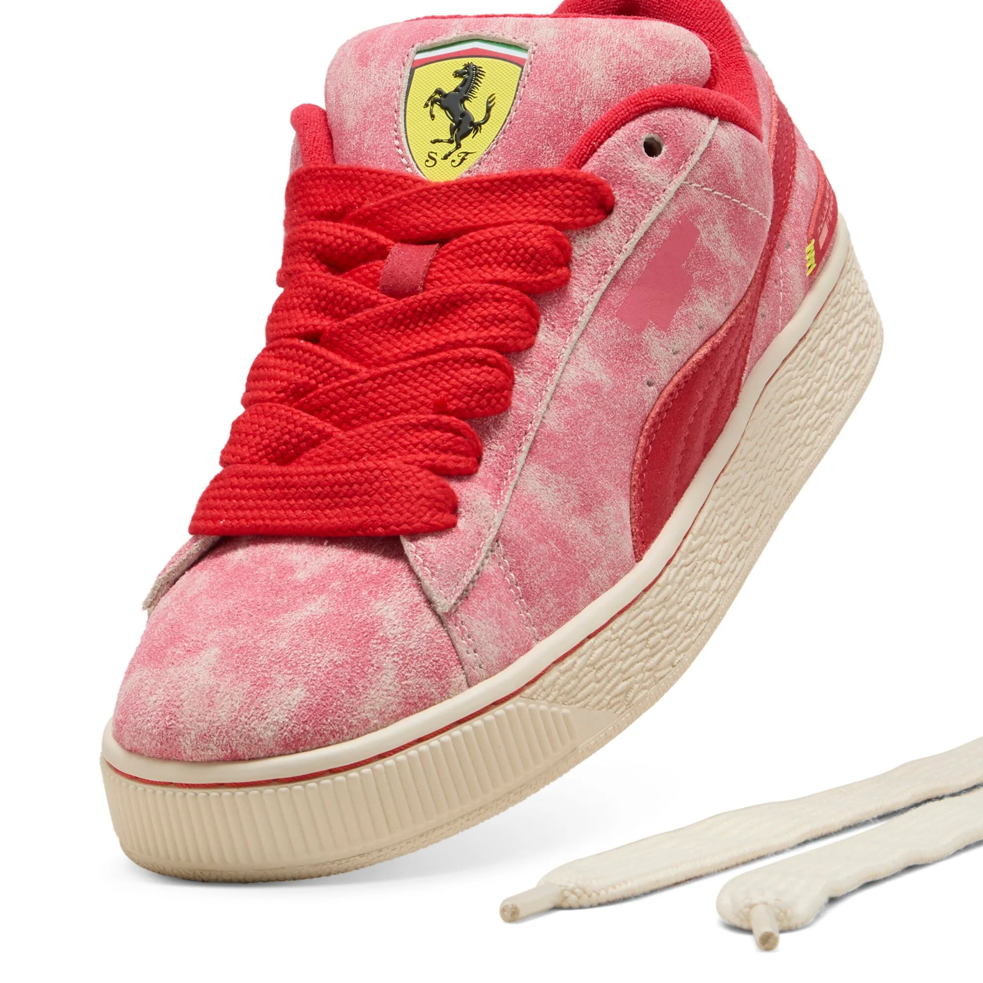 PUMA Unisex Scuderia Ferrari Desert Sun Suede XL Sneakers