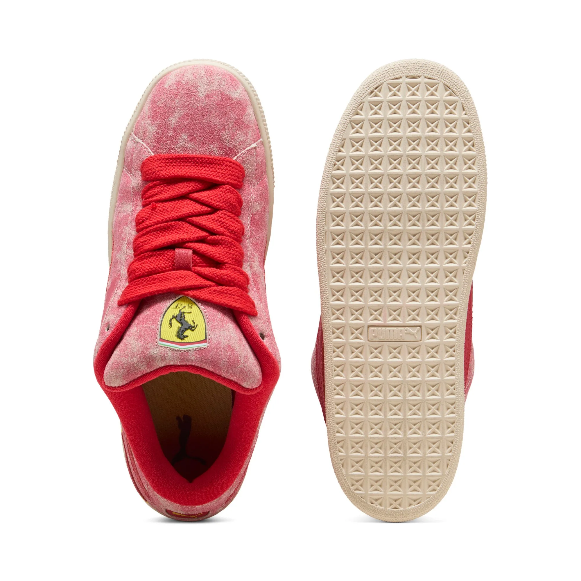 PUMA Unisex Scuderia Ferrari Desert Sun Suede XL Sneakers