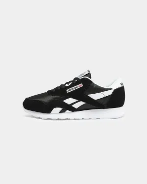 Reebok CL Nylon Black/Black/White