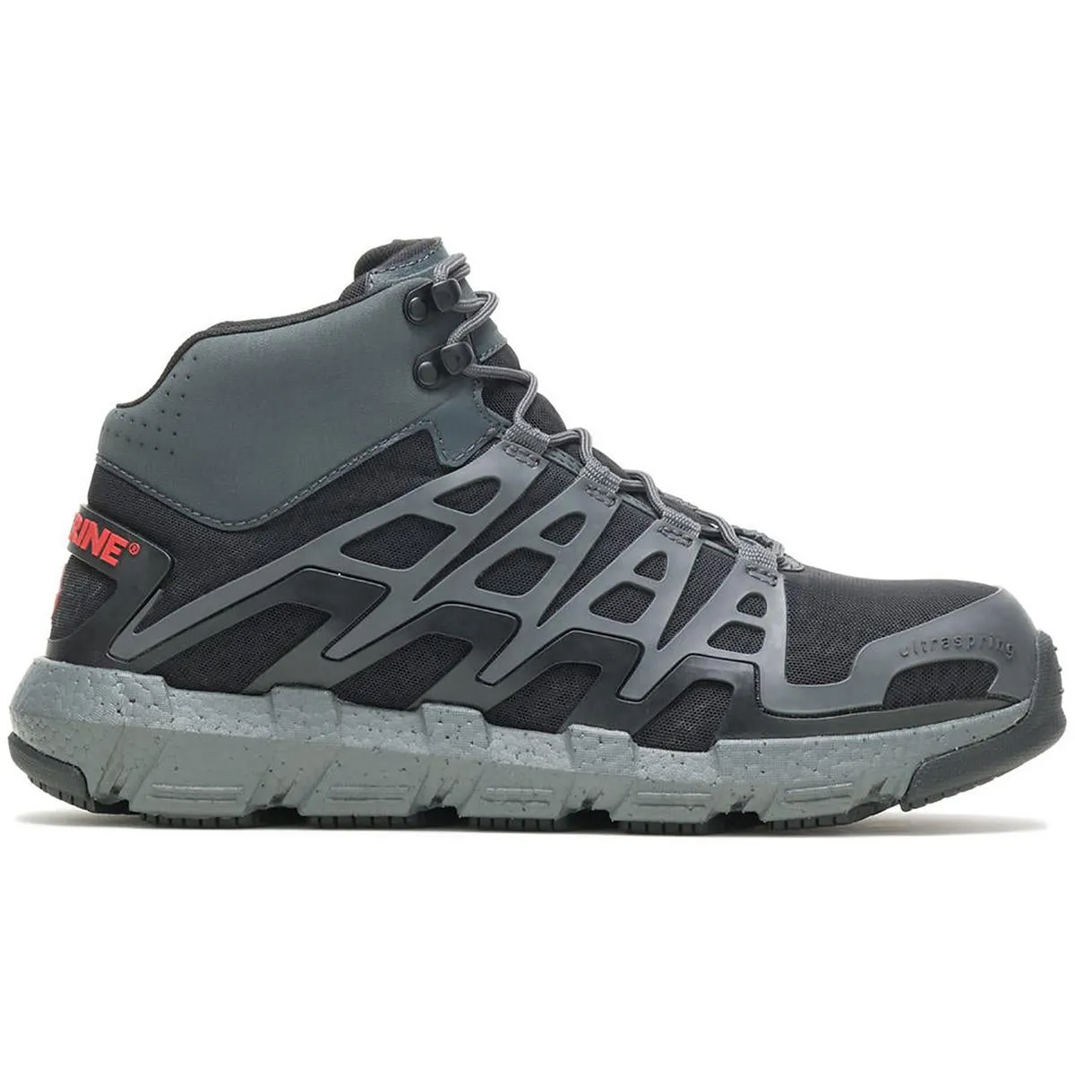 Rev Durashocks Mens Slip Resistant Lace-Up Work & Safety Boots