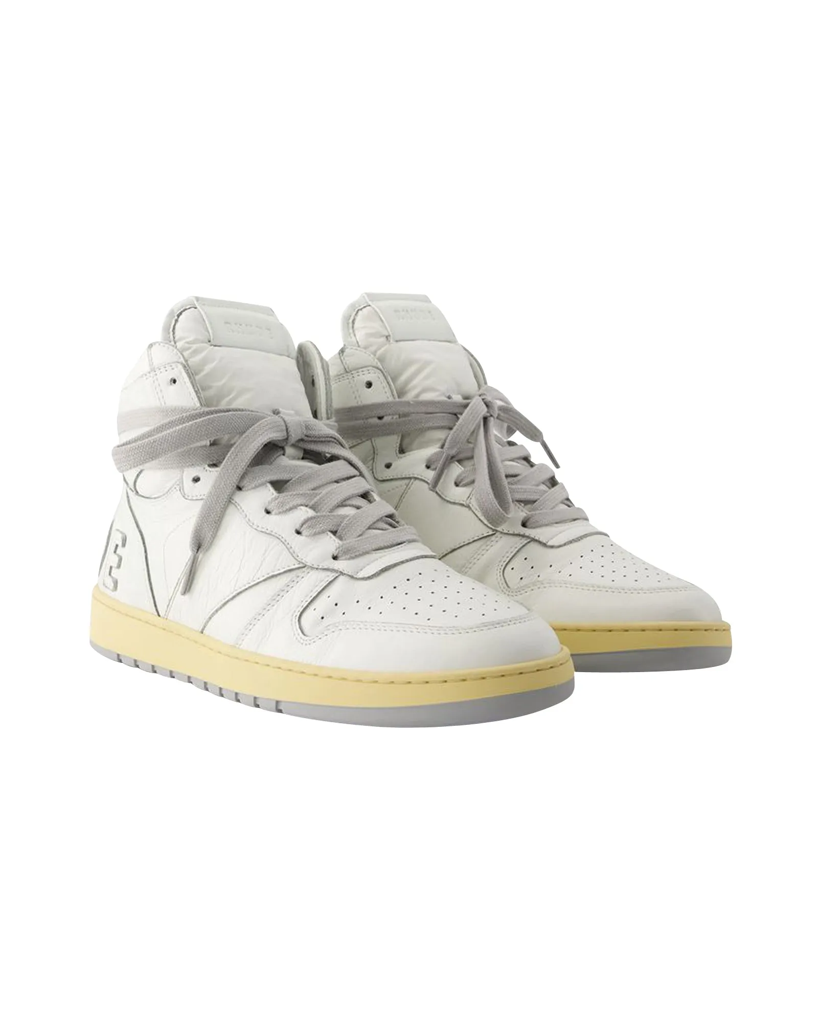 Rhecess Hi Sneakers - Rhude - Lea- Blanc