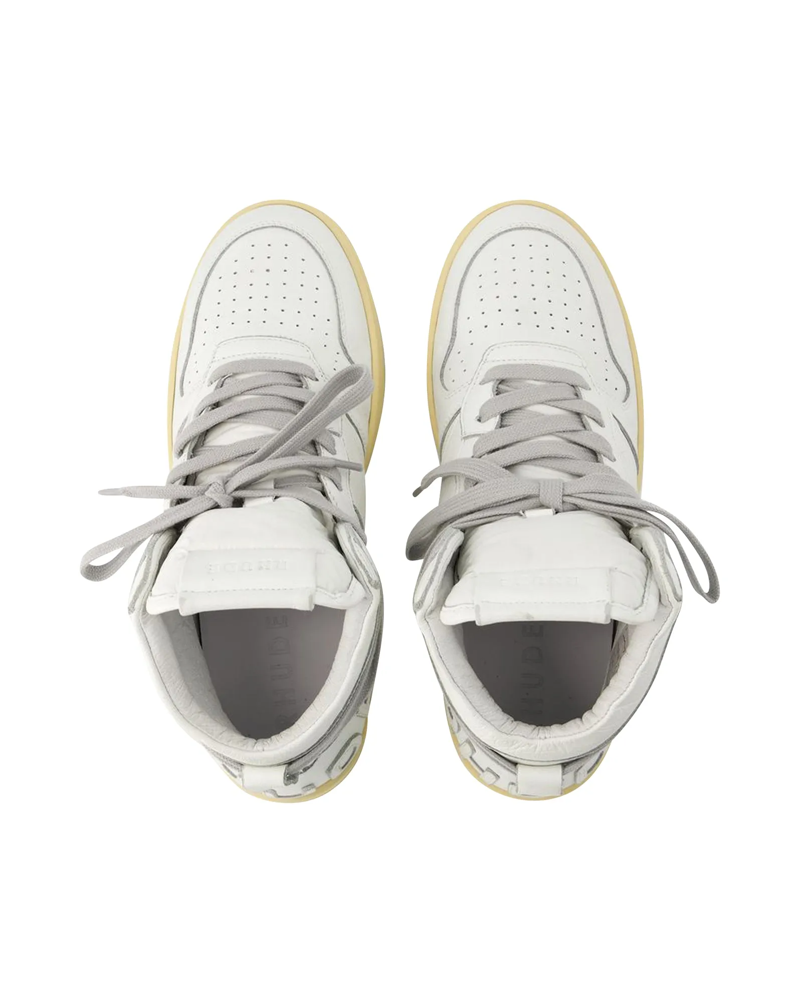 Rhecess Hi Sneakers - Rhude - Lea- Blanc
