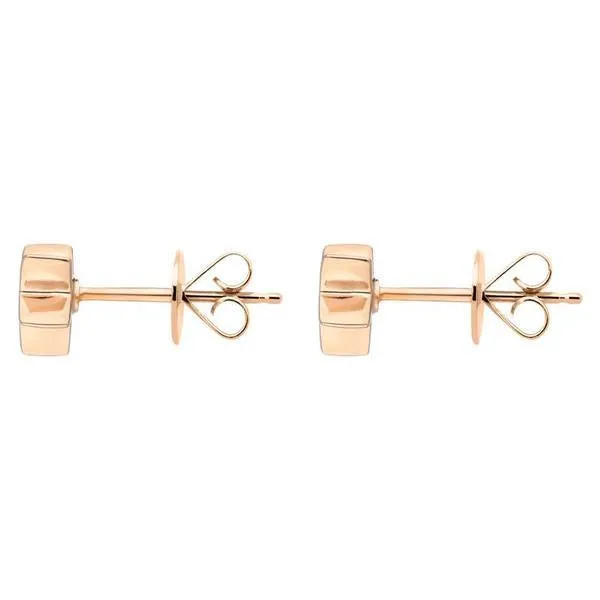 Rose Gold Sterling Silver Plated Star Stud Earrings