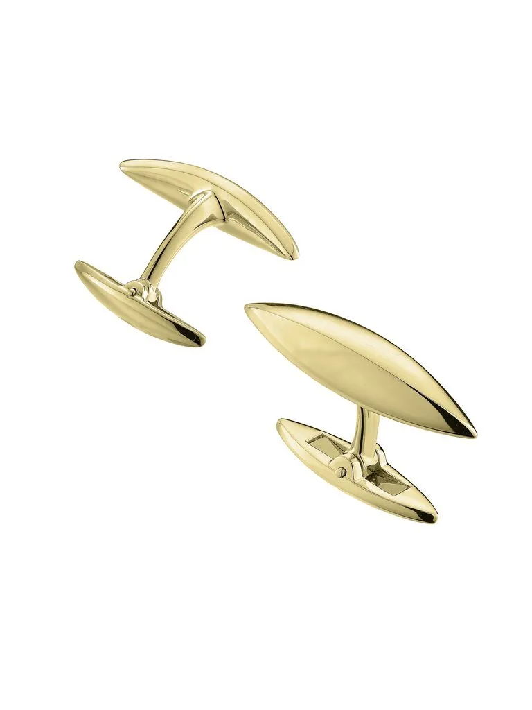 Shaun Leane Arc 18ct Yellow Gold Plated Vermeil Silver Cufflinks D
