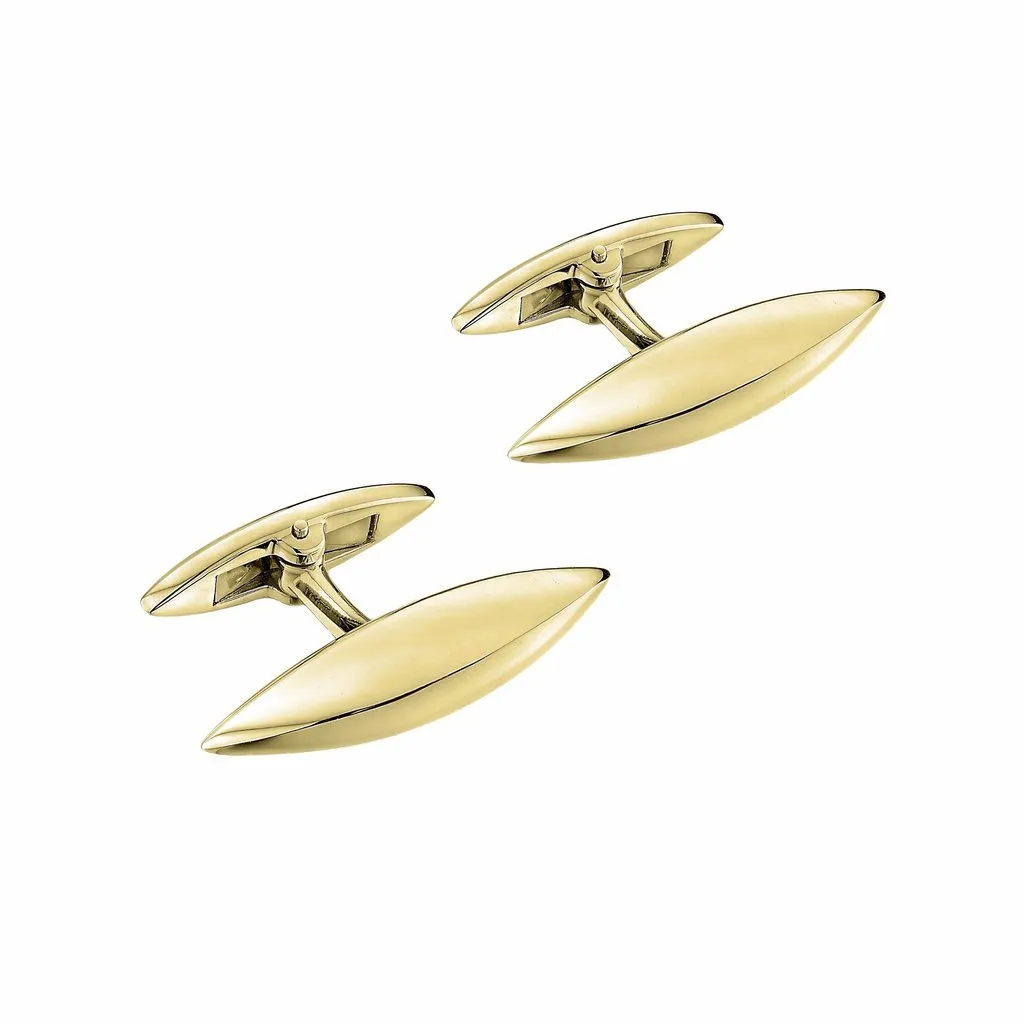 Shaun Leane Arc 18ct Yellow Gold Plated Vermeil Silver Cufflinks D