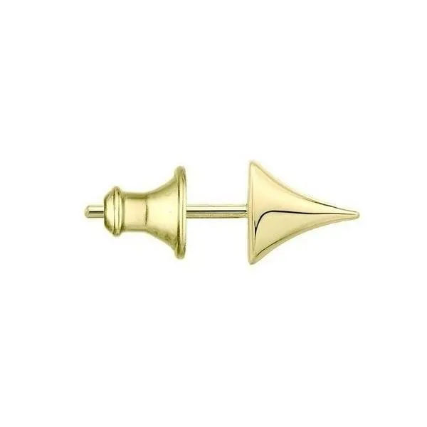 Shaun Leane Rose Thorn Single 18ct Yellow Gold Plated Sterling Silver Large Stud Earring