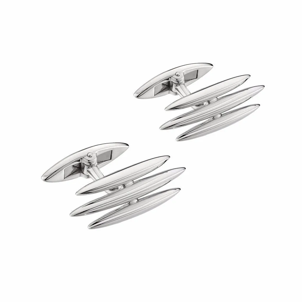 Shaun Leane Triple Arc Sterling Silver Cufflinks