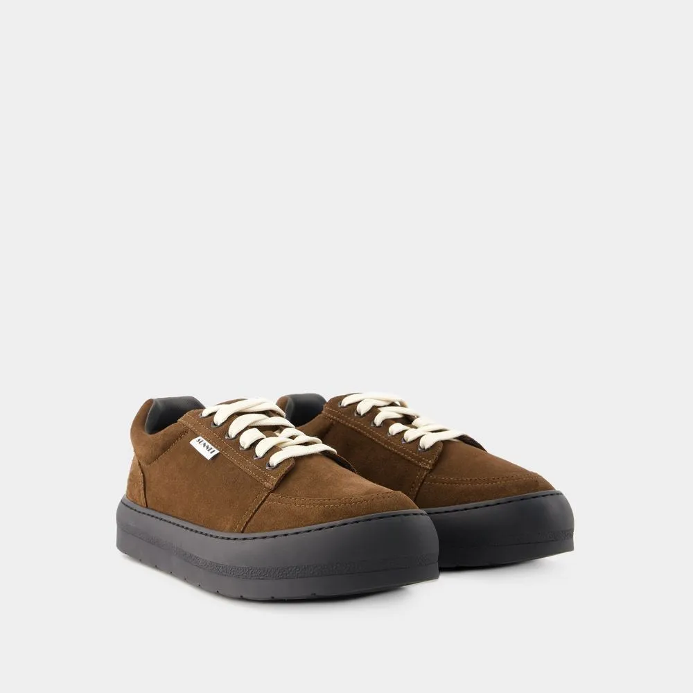 Sneakers Dreamy - Leather - Chocolate