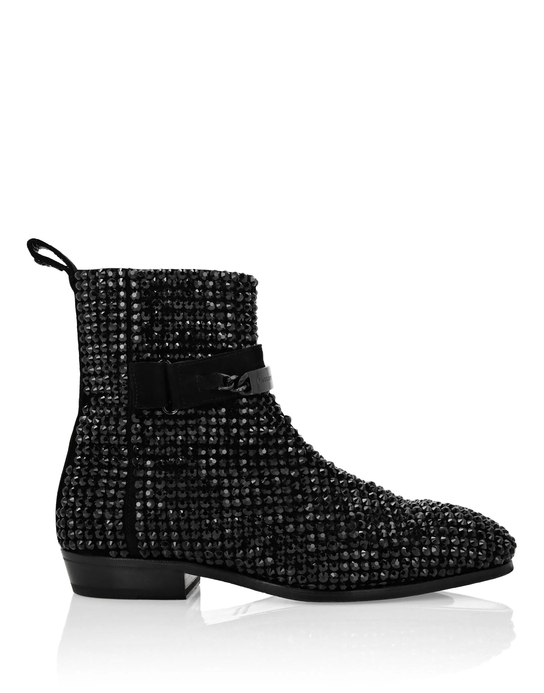 Suede Flat Boots Stones
