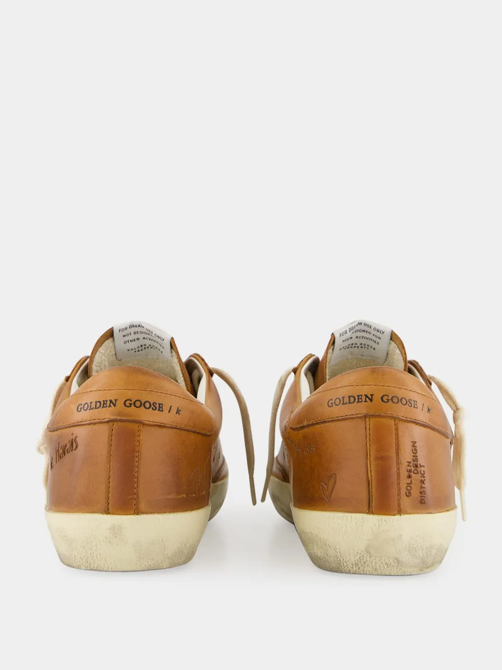 Superstar Journey Printed Brown Sneakers