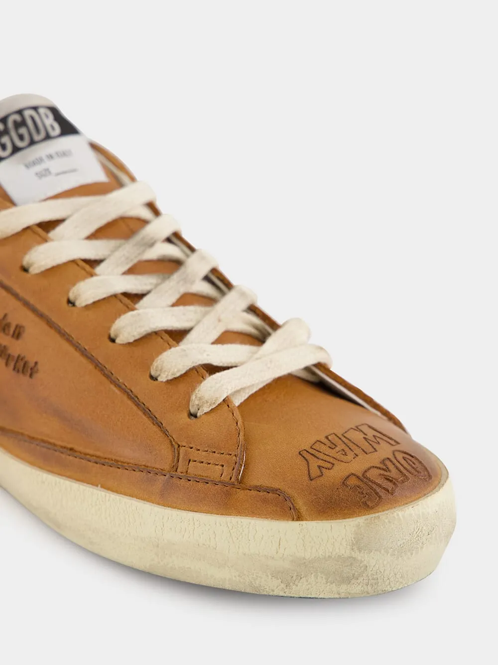 Superstar Journey Printed Brown Sneakers
