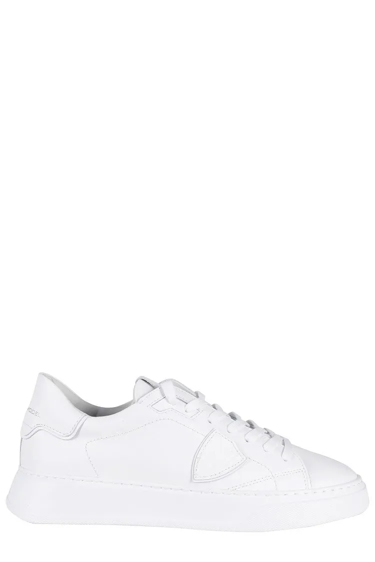 Temple Low Sneakers - White