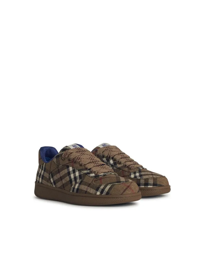 Terrace' Green Polyester Blend Sneakers