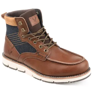 Territory Mack 2.0 Wide Width Cap Moc Toe Ankle Boot