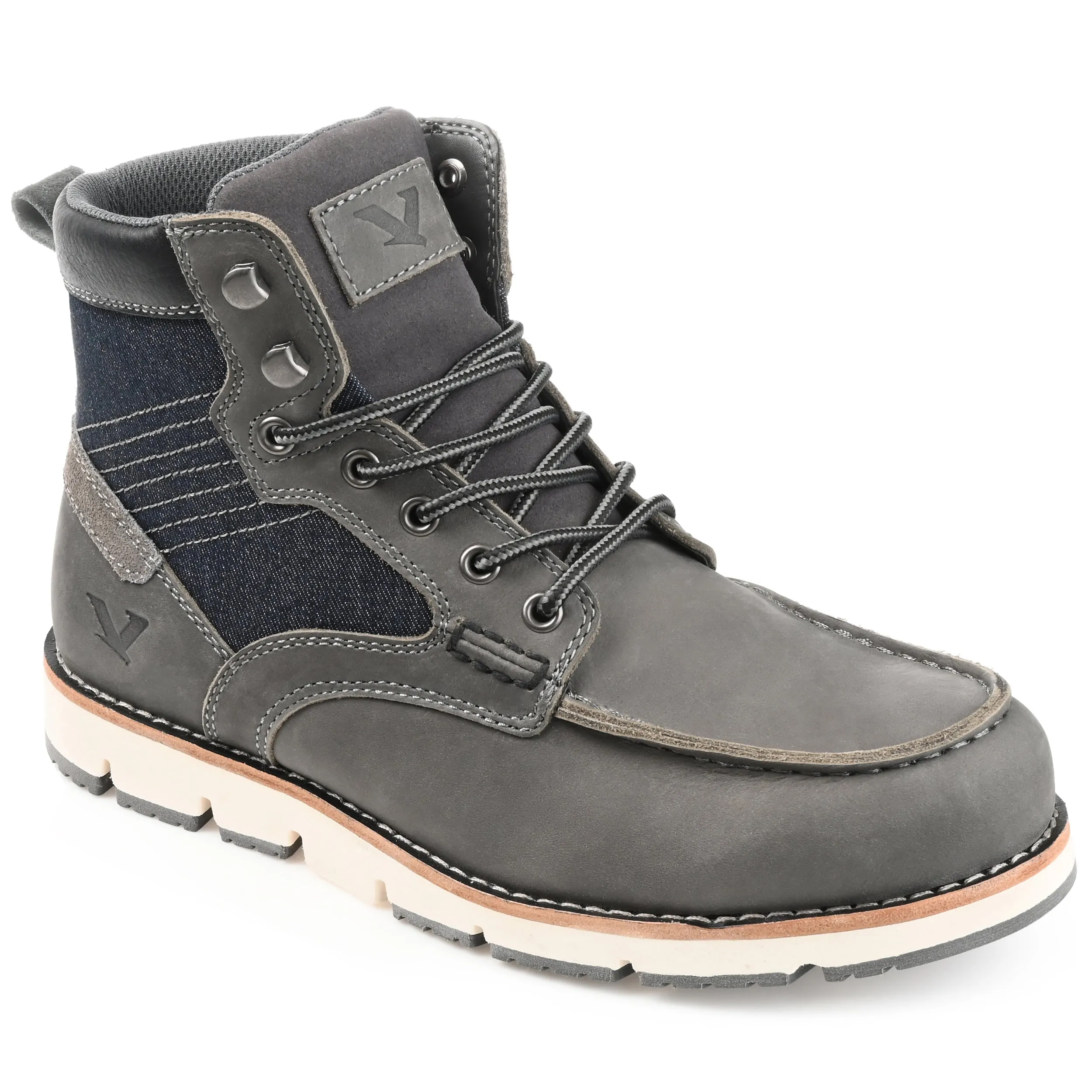 Territory Mack 2.0 Wide Width Cap Moc Toe Ankle Boot