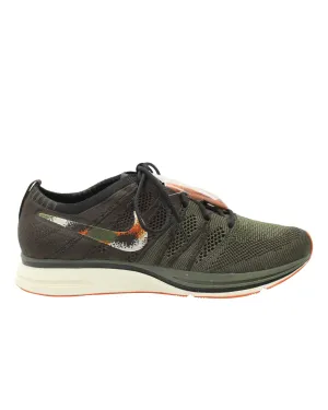 The Nike Flyknit Trainers in Olive Mesh