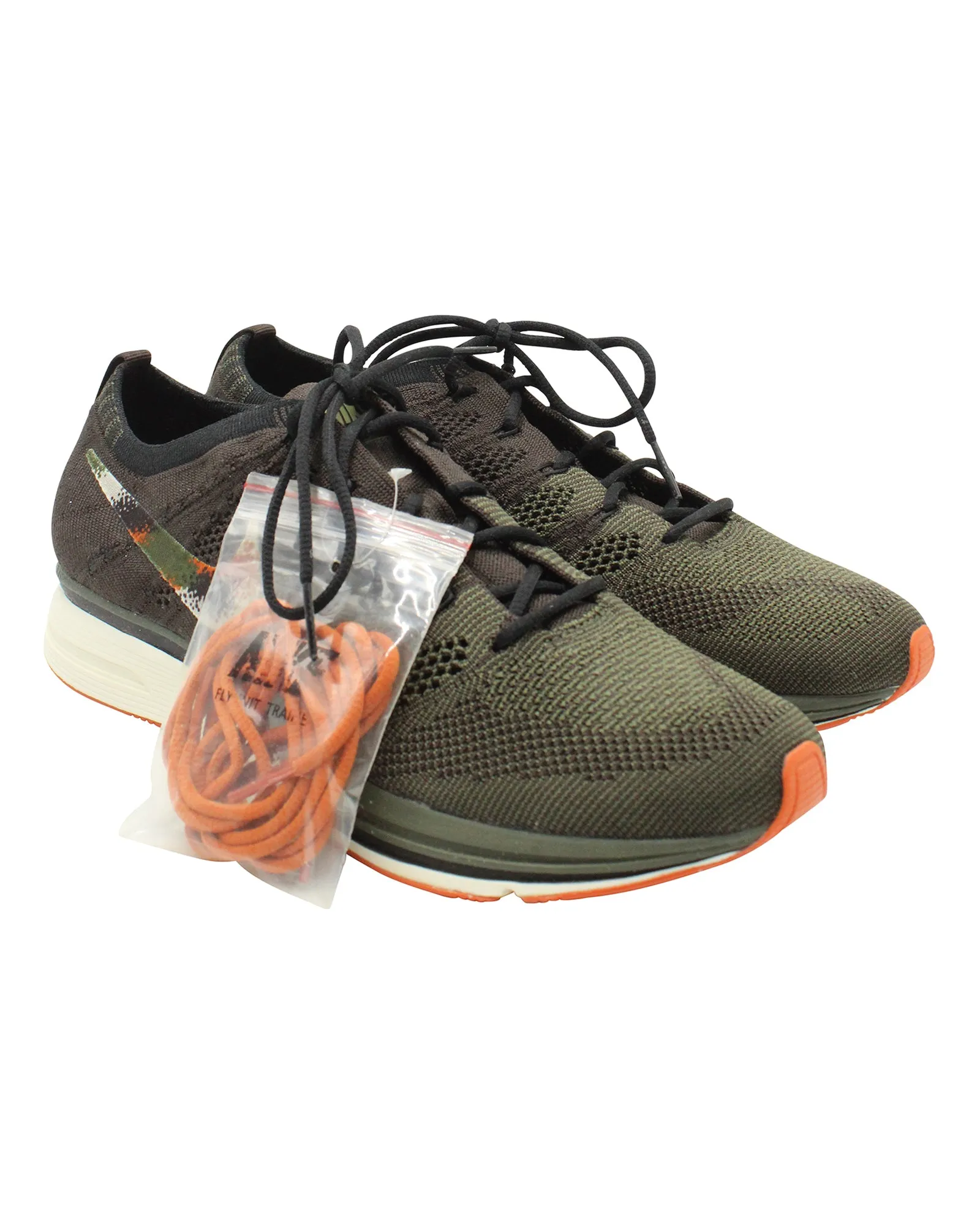 The Nike Flyknit Trainers in Olive Mesh