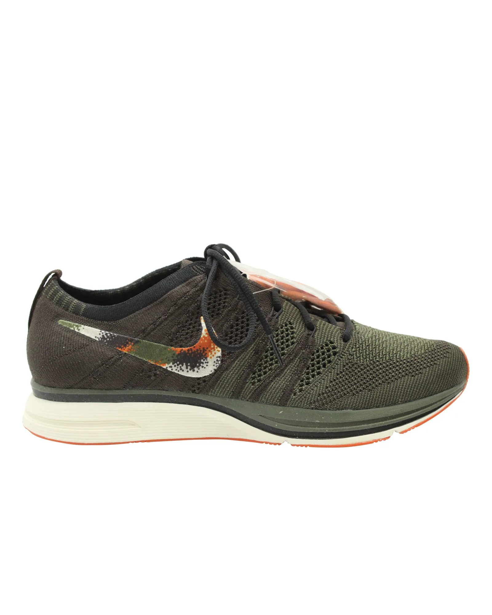 The Nike Flyknit Trainers in Olive Mesh