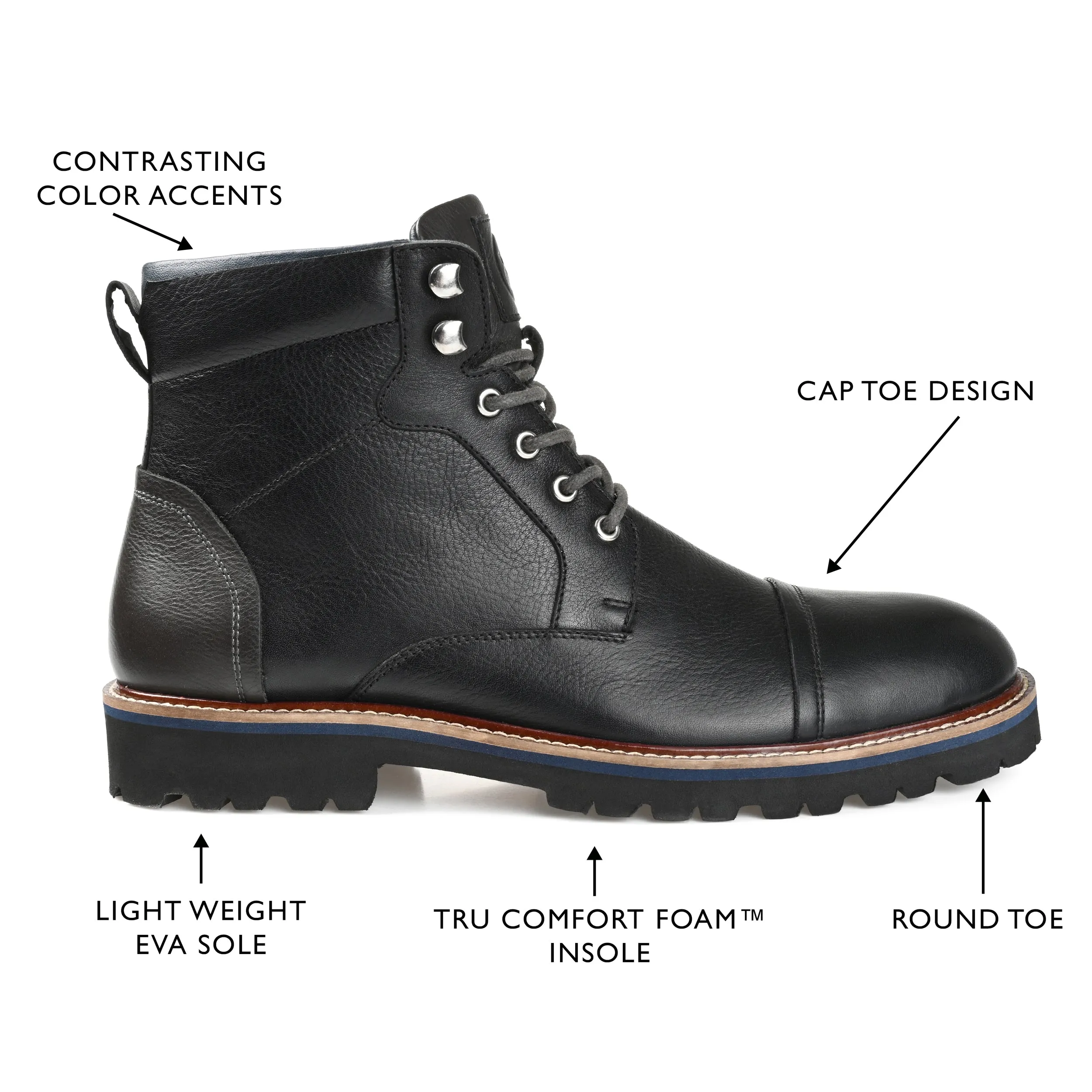 Thomas & Vine Reddick Cap Toe Ankle Boot