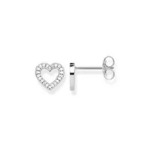 Thomas Sabo Glam And Soul Sterling Silver Zirconia Heart Earrings