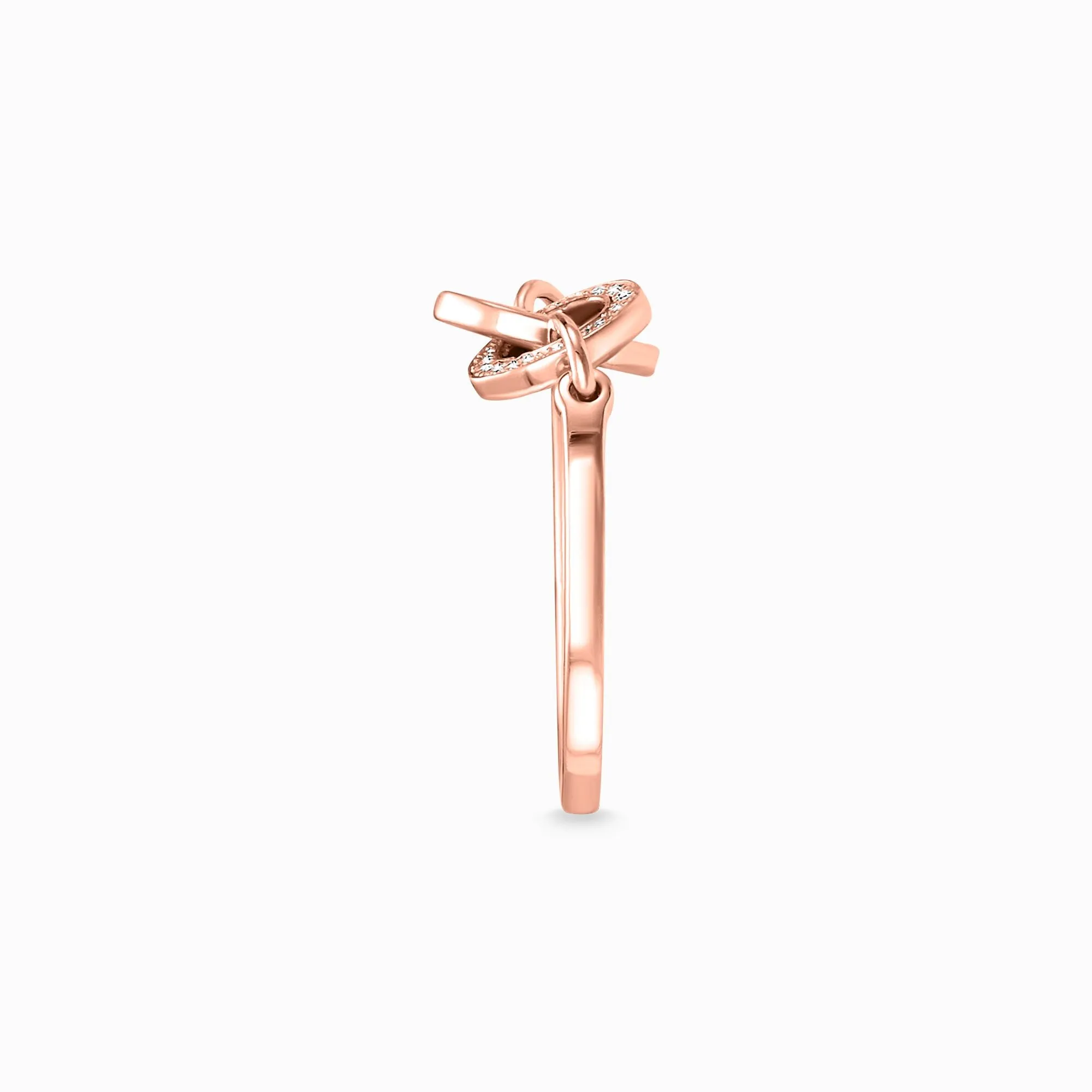 Thomas Sabo Rose Gold Plated Together Ring