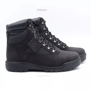 Timberland 6 Inch Waterproof Field Boot Black Nubuck  TB-0A17KC-001 Men's
