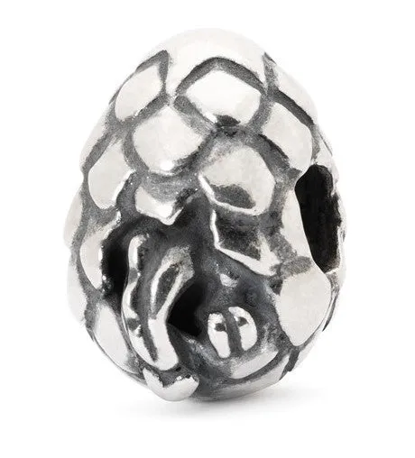 Trollbeads Bead Dragon Egg Silver