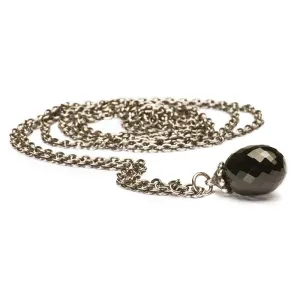 Trollbeads Necklace Fantasy Black Onyx Silver 100cm